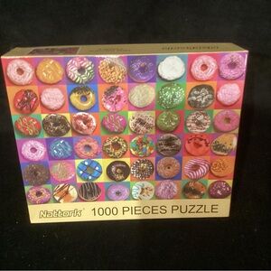 Nattork 1000 Pieces Donut Puzzle